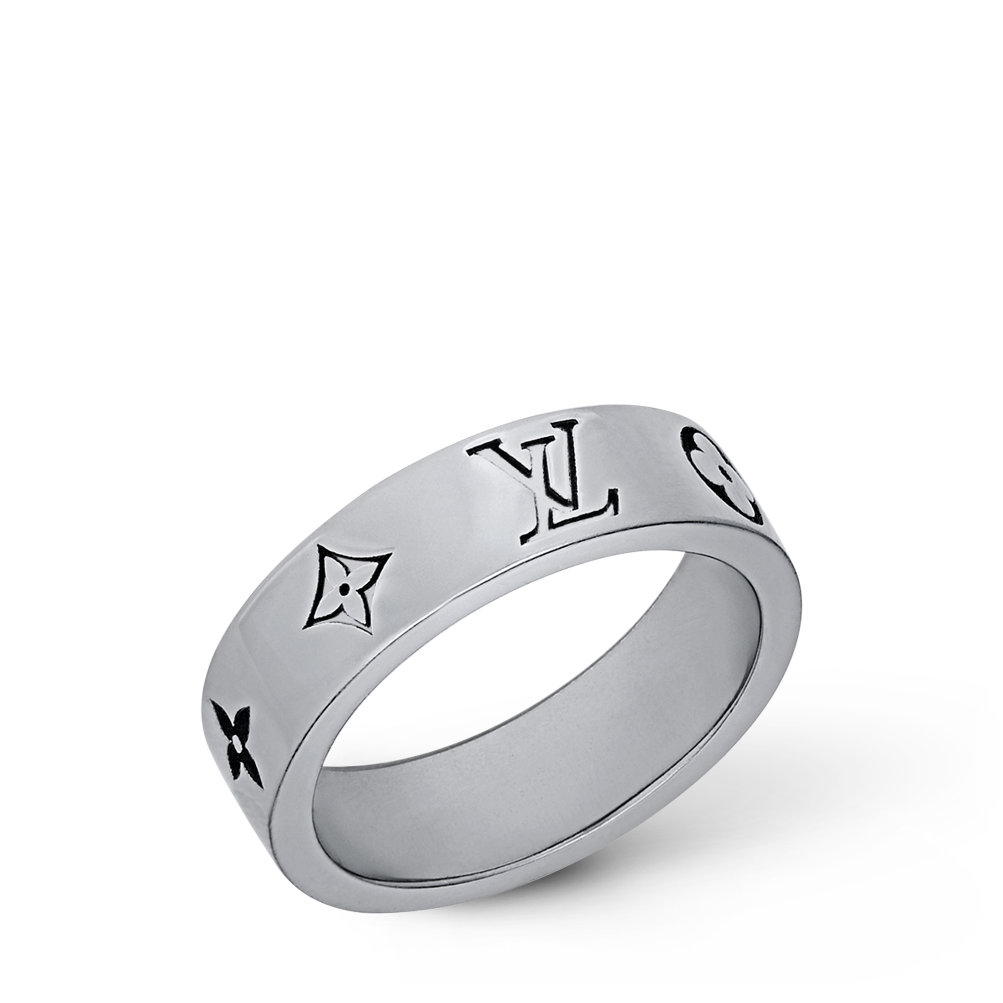 LV Mosaic Thin Ring S00 in Men