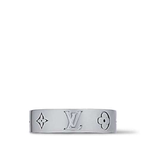 LV Mosaic Thin Ring S00 in Men's Fashion Jewelry Rings collections by Louis Vuitton (Product zoom)