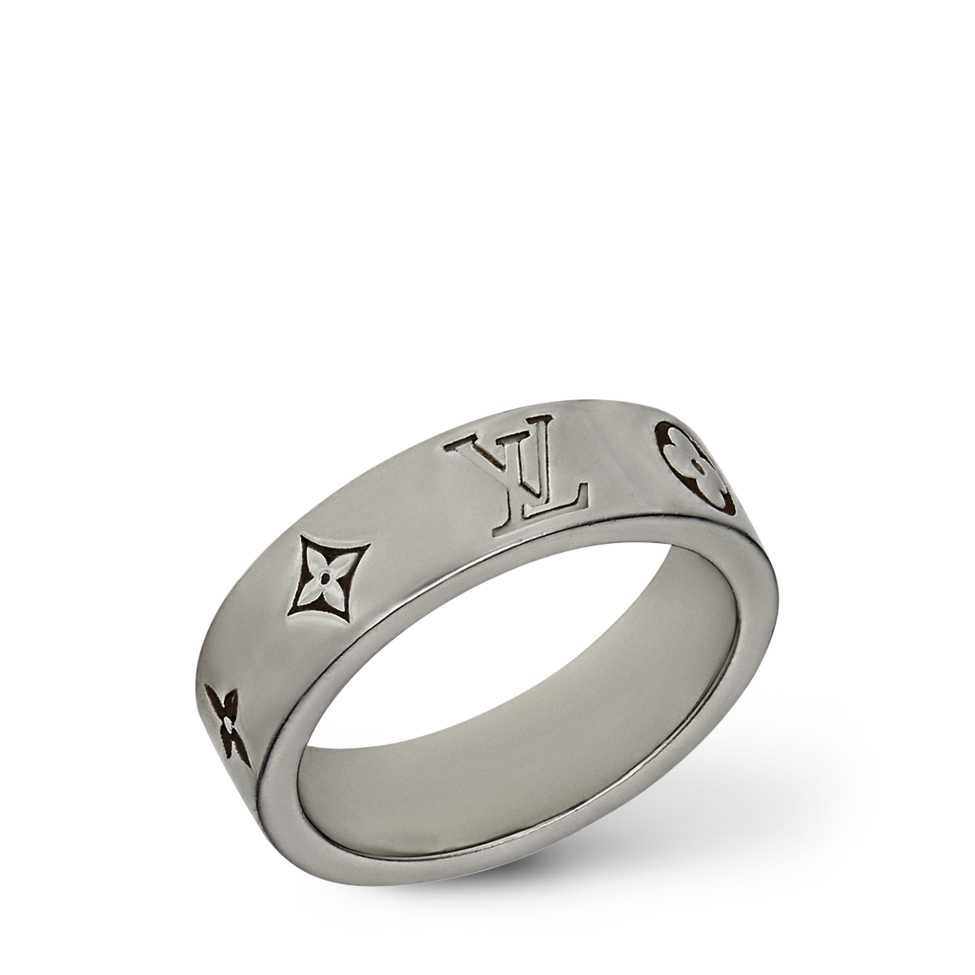 LV Mosaic Thin Ring S00 in Men