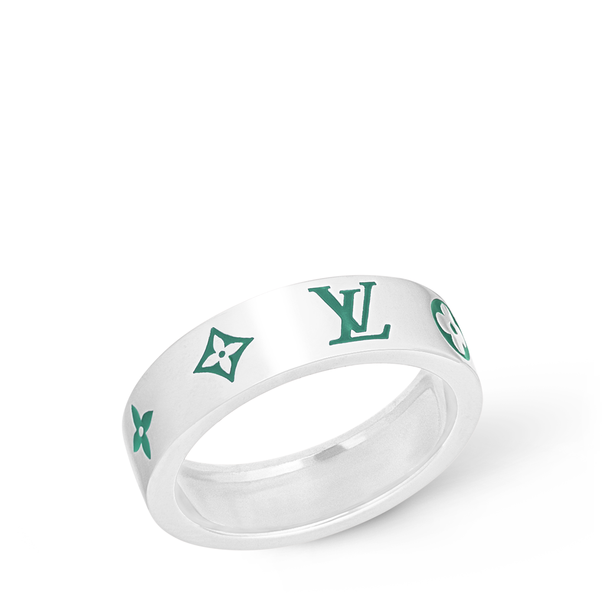 LV Mosaic Thin Ring S00 in Men