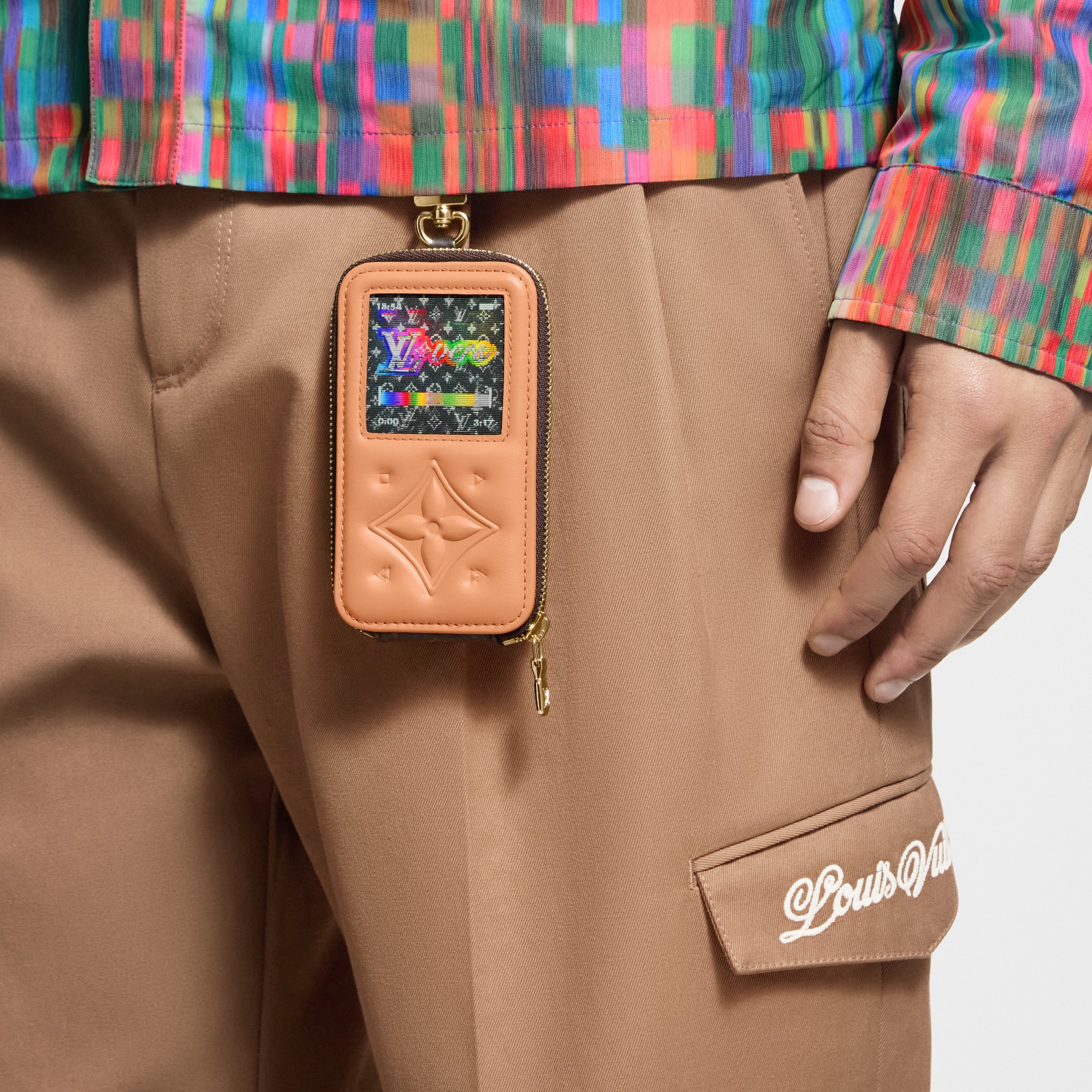 LV Music Key Holder and Bag Charm S00 in Men