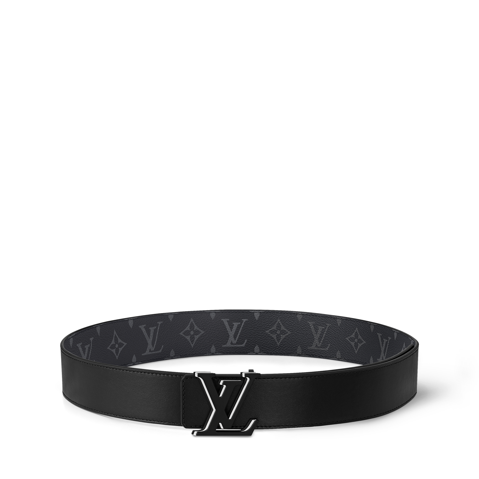 LV Optic 40mm Reversible Belt Monogram Eclipse Canvas in Men