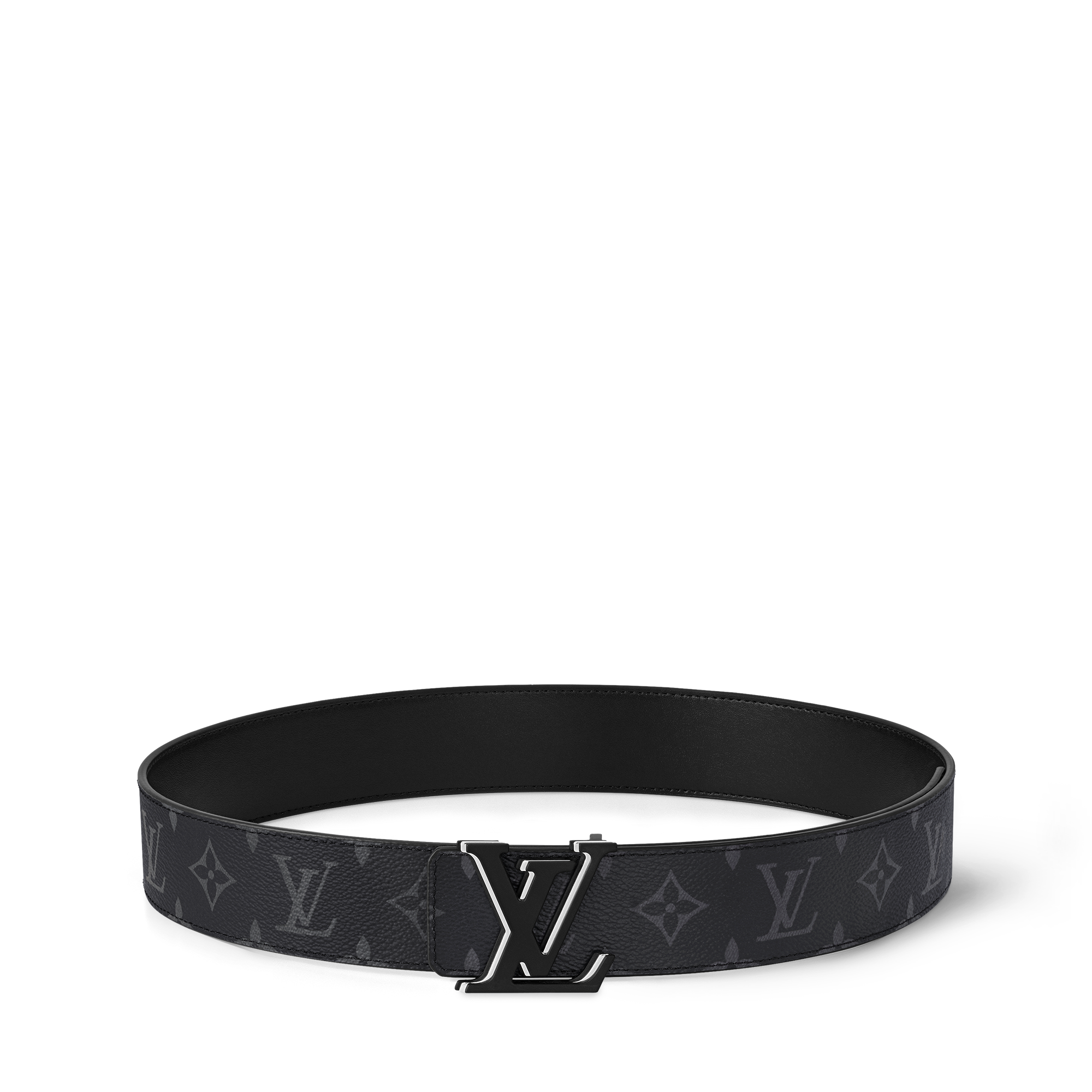 LV Optic 40mm Reversible Belt Monogram Eclipse Canvas in Men