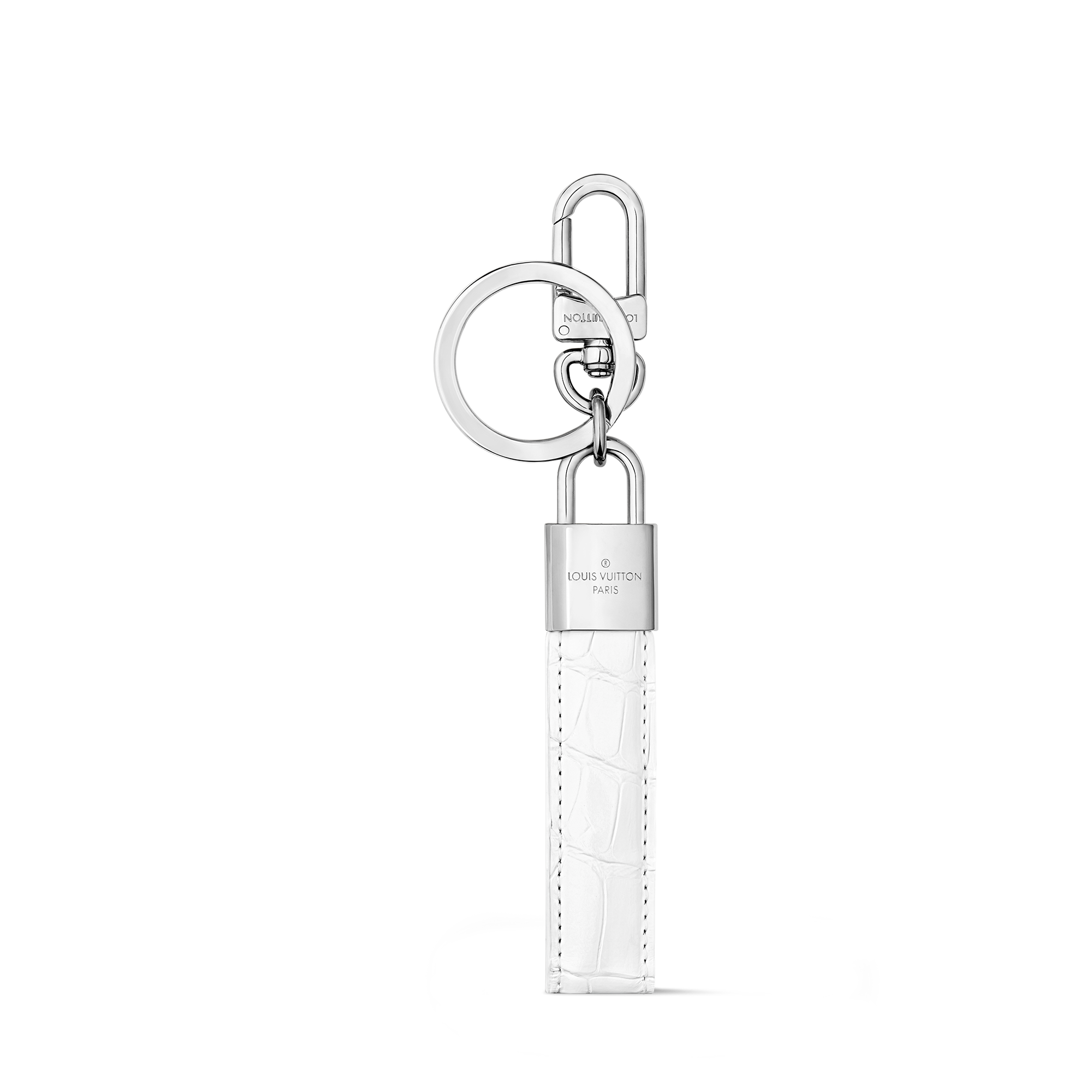 LV Padlock Dragonne Key Holder and Bag Charm S00 in Men