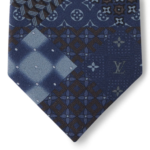 LV Patchwork Tie S00 in Men's Accessories Ties collections by Louis Vuitton (Product zoom)