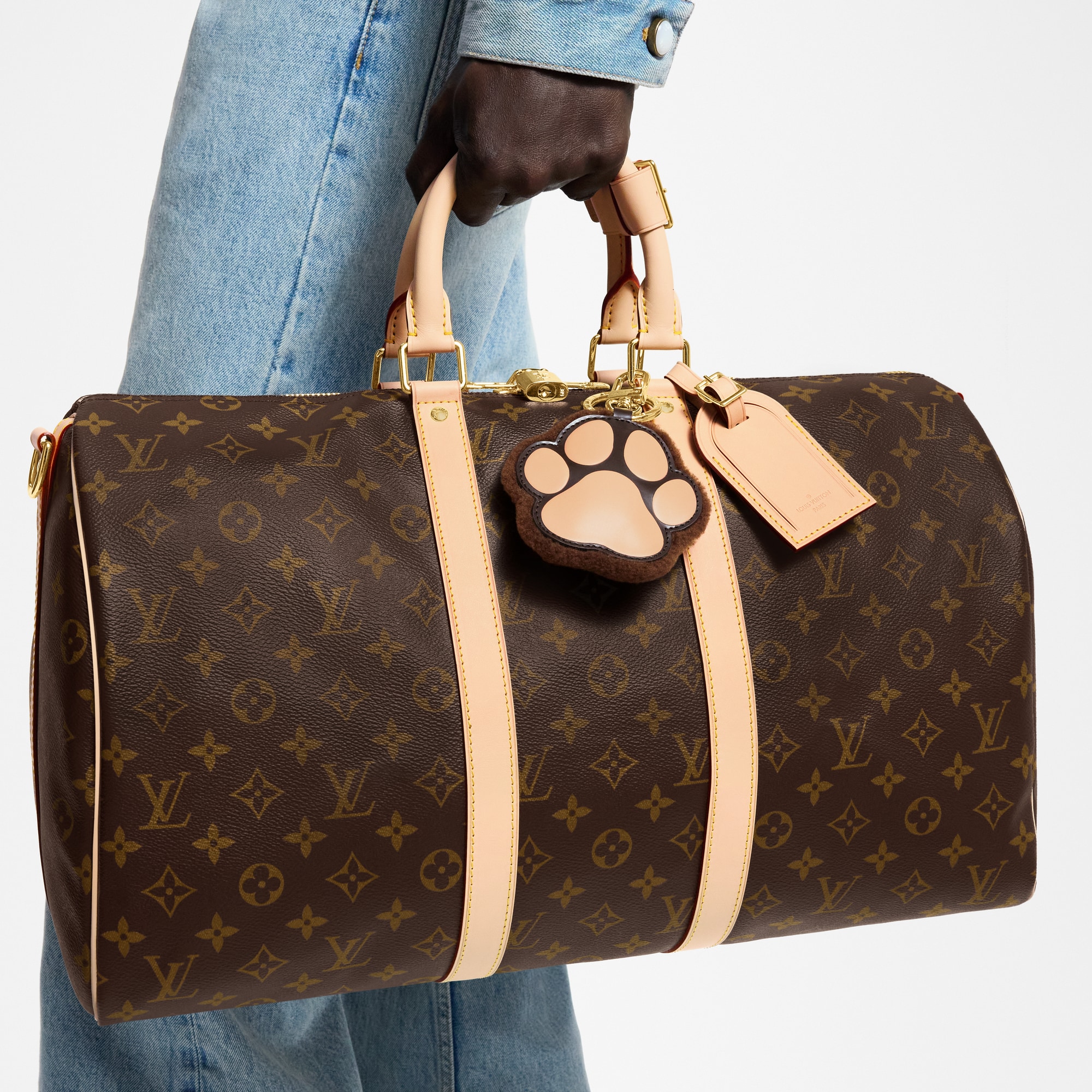 LV Paw Key Holder and Bag Charm S00 in Men