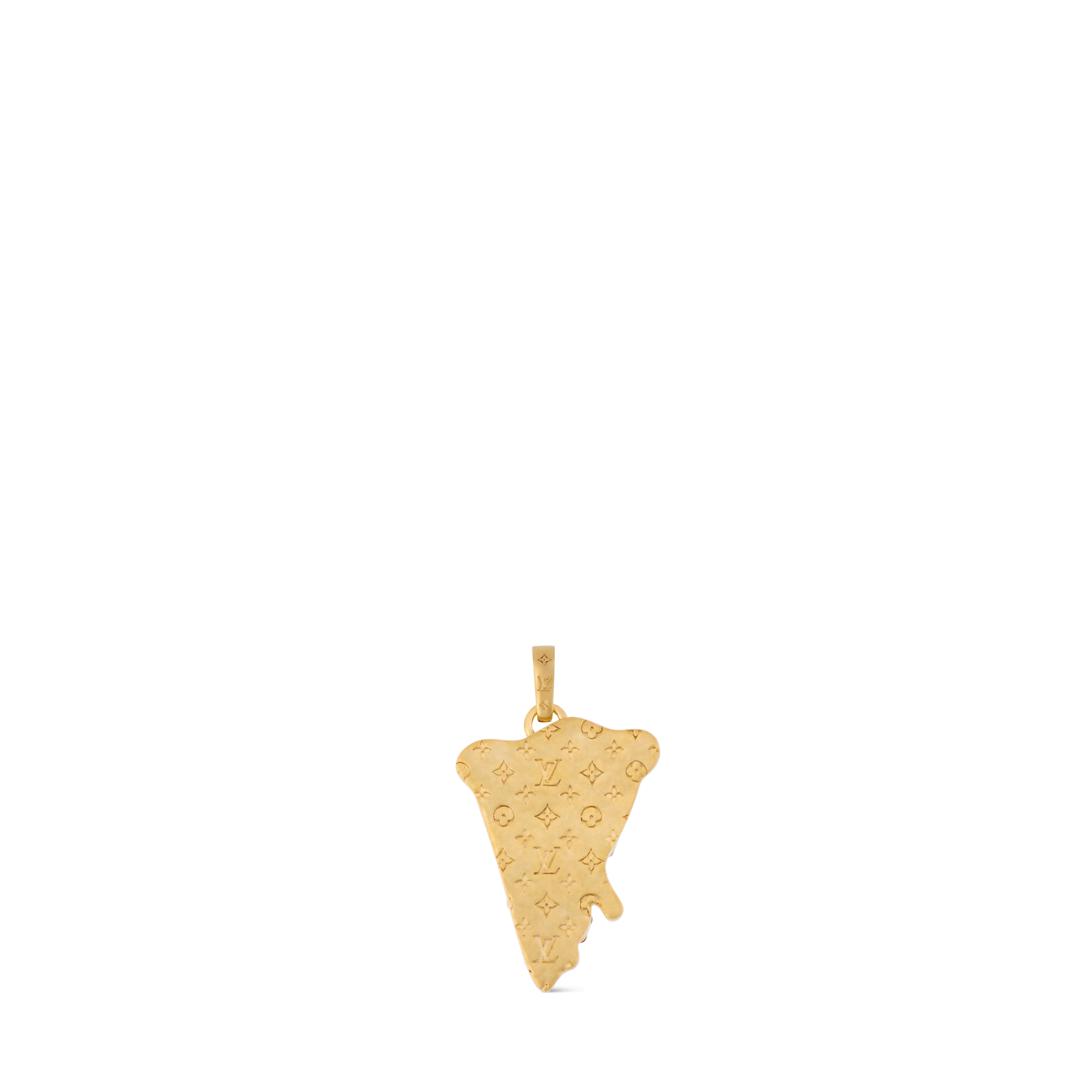 LV Pizza Medium Charm S00 in Men