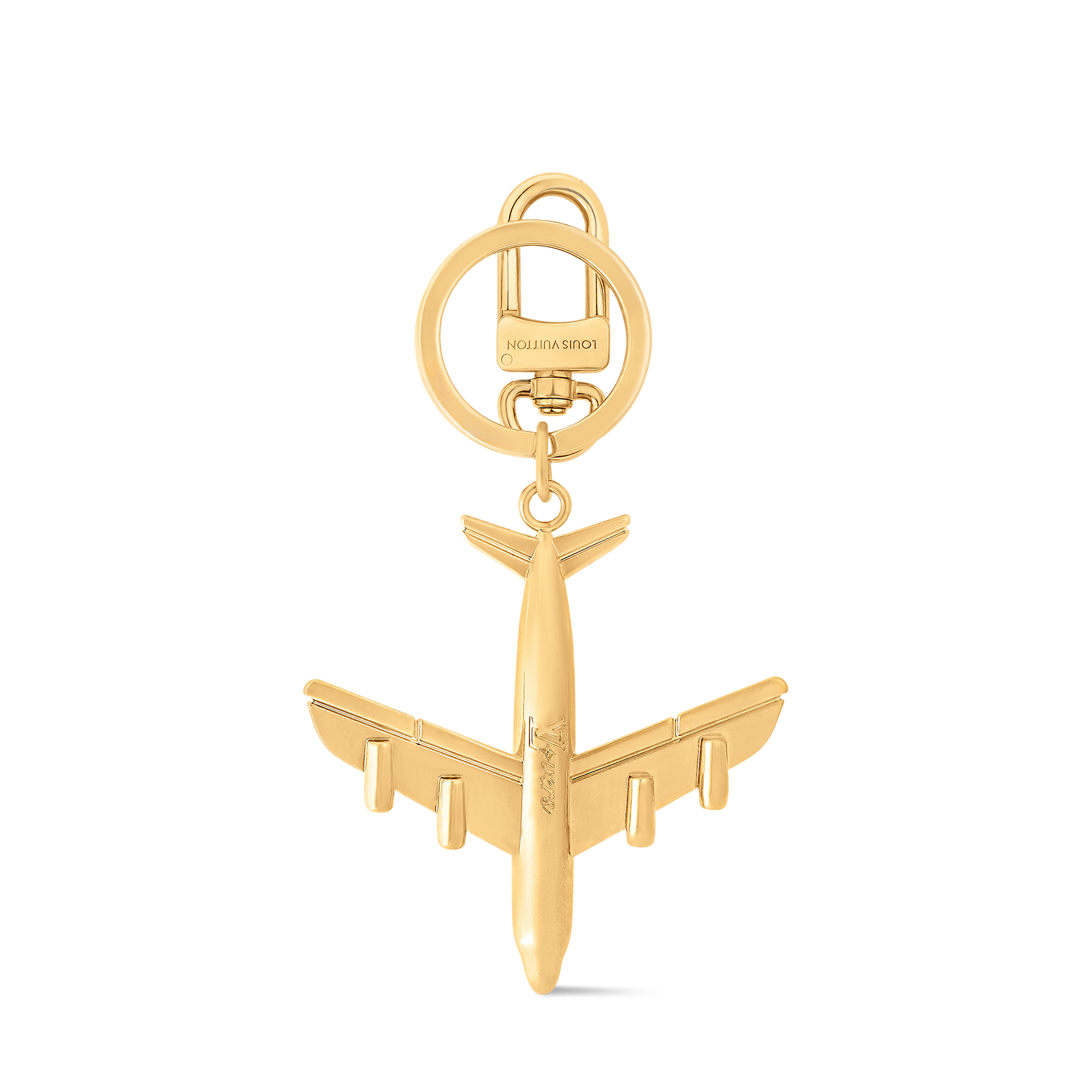 LV Plane Key Holder and Bag Charm S00 in Men