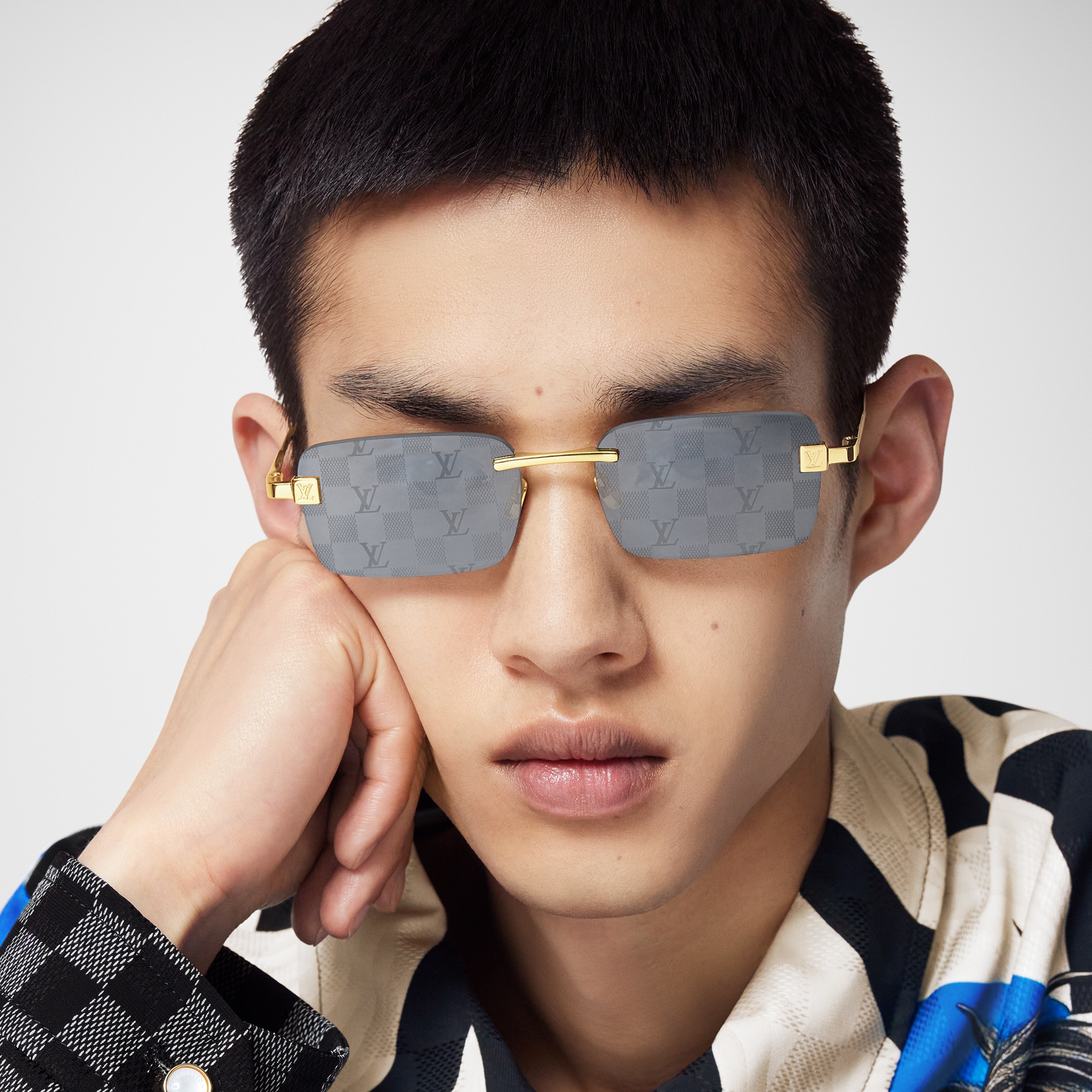 louis vuitton rimless sunglasses