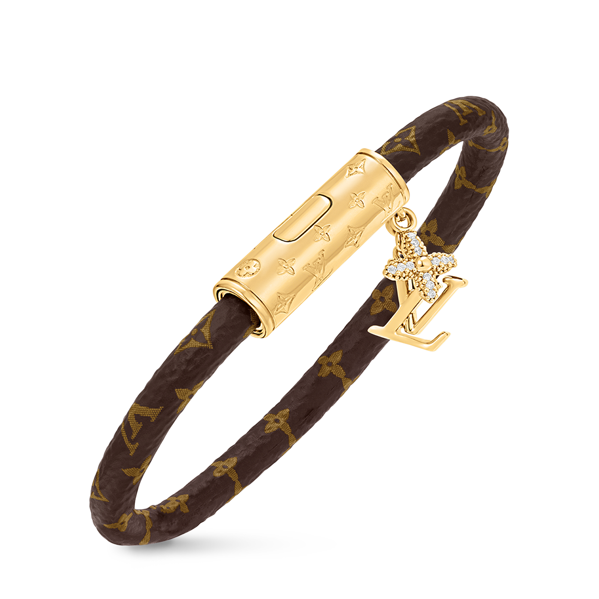 LV Push Bracelet Monogram Canvas in Women