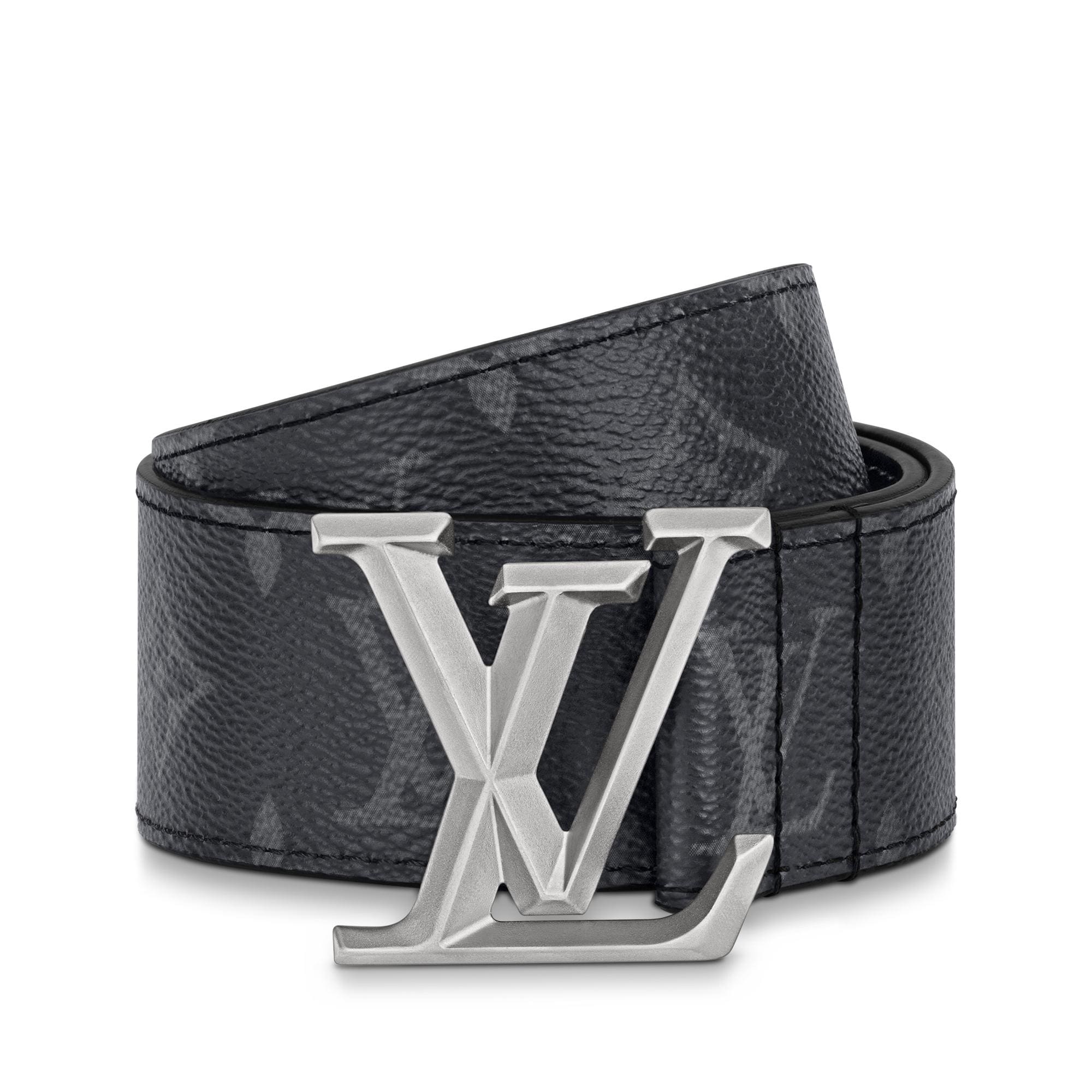 LV Pyramide 40mm Belt Monogram Eclipse Canvas - Accessories 