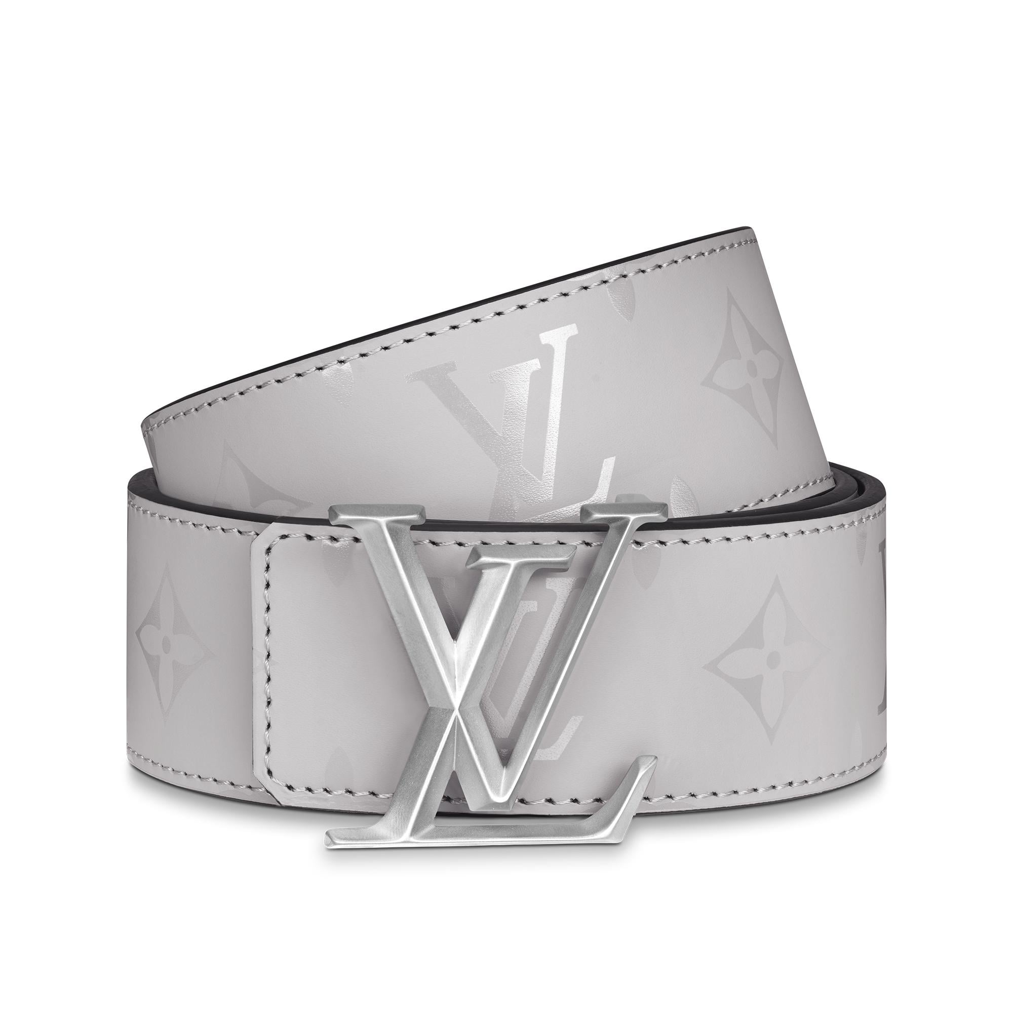 lv pyramide 40mm reversible belt
