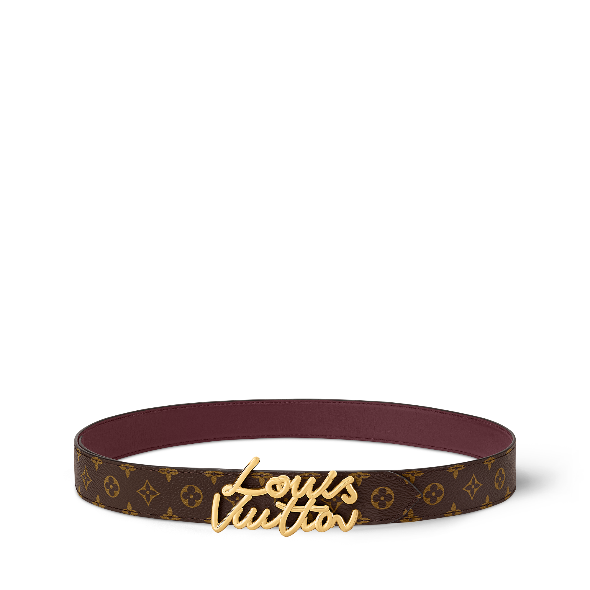 LV Script 30mm Belt  in Women