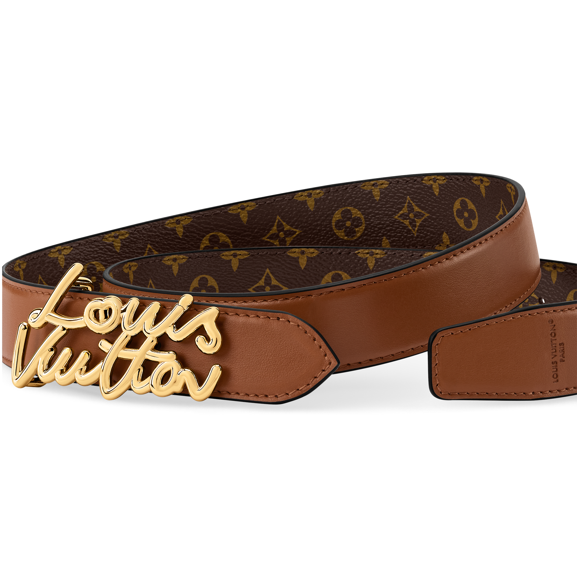 LV Script 30mm Belt  in Women