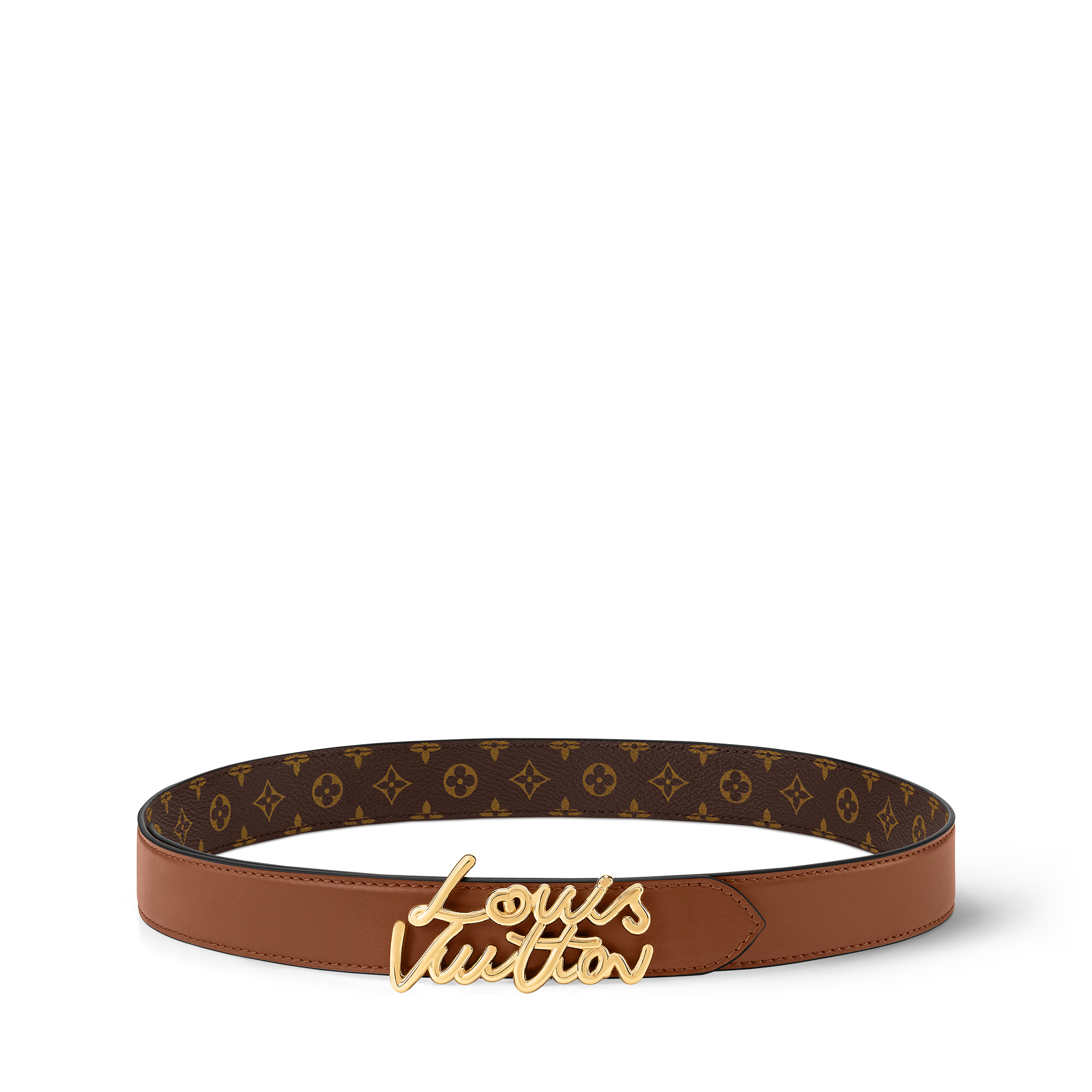 LV Script 30mm Belt  in Women