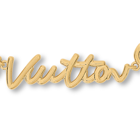 LV Script Chain Bag Charm S00 in Women's Accessories Key Holders and Bag Charms collections by Louis Vuitton (Product zoom)