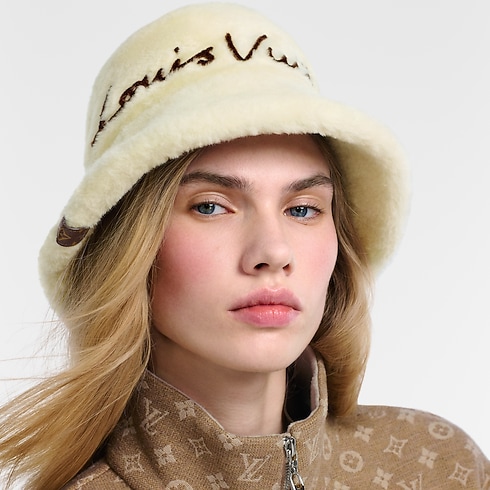 LV Script Cloud Bob S00 in Women's Accessories Hats and Gloves collections by Louis Vuitton (Product zoom)