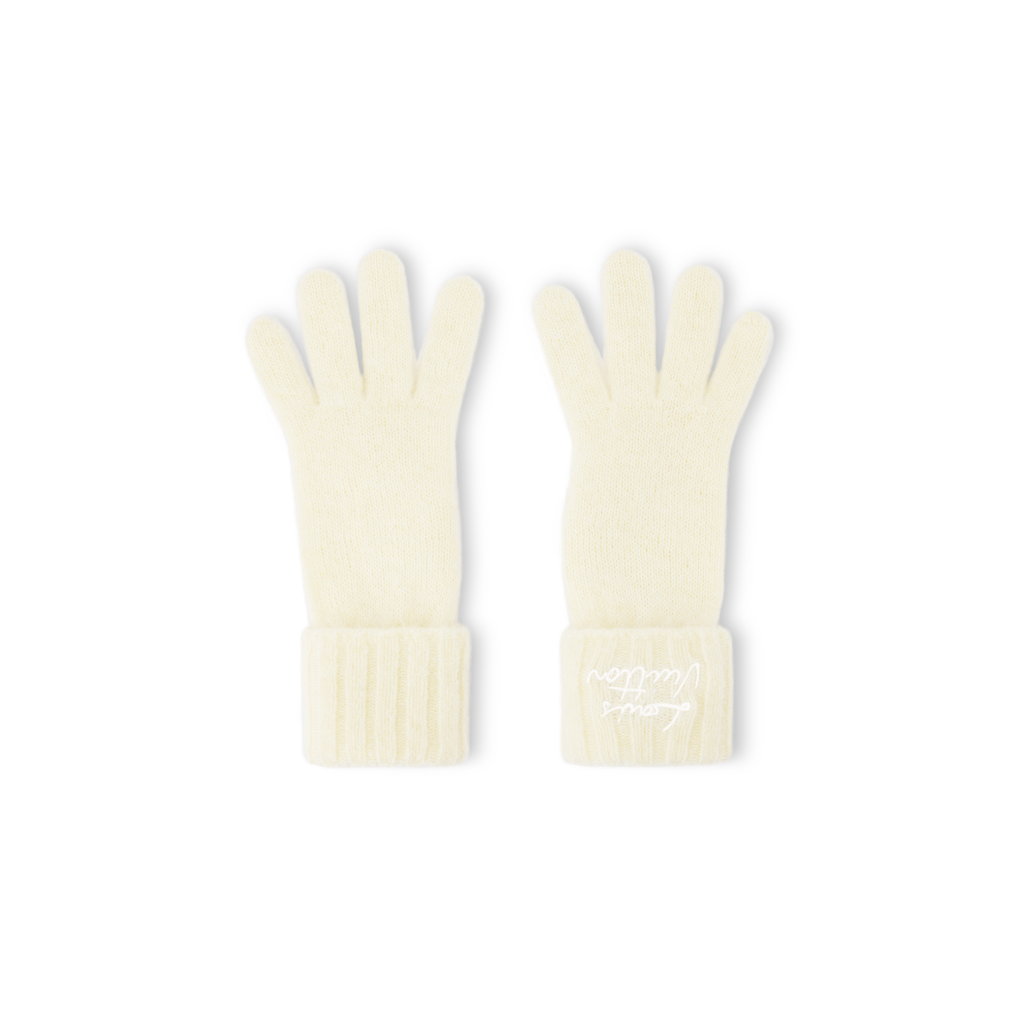 LV Script Gloves S00 in Women