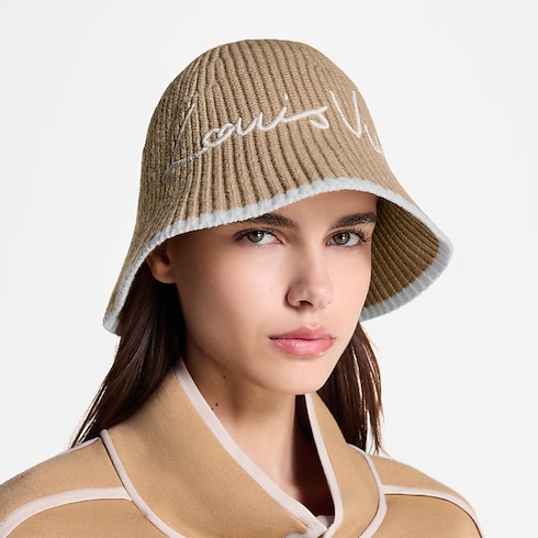 LV Script Hat S00 in Women's Accessories Hats and Gloves collections by Louis Vuitton (Product zoom)