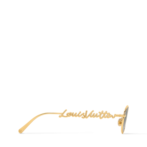 LV Script Metal Round Sunglasses S00 in Women's Accessories Sunglasses collections by Louis Vuitton (Product zoom)