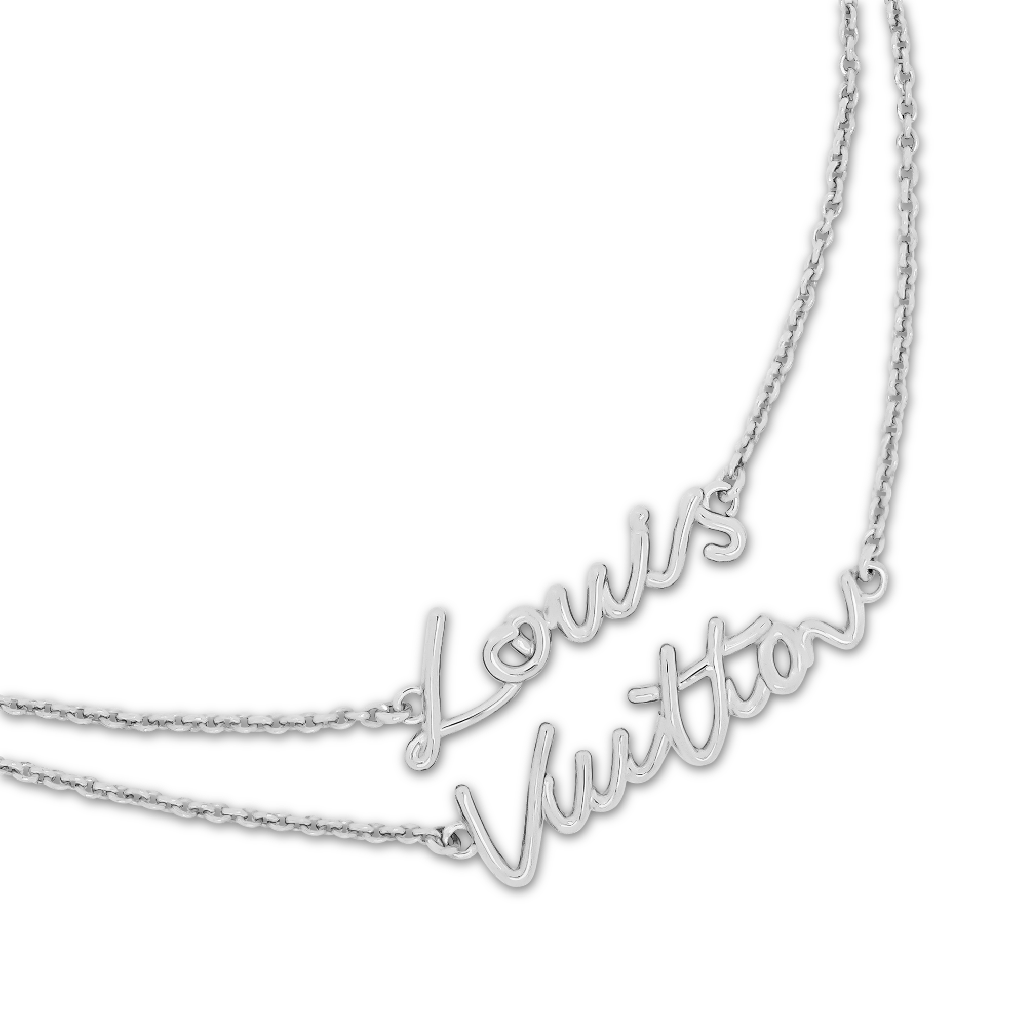 LV Script Necklace S00 - Fashion Jewelry | LOUIS VUITTON