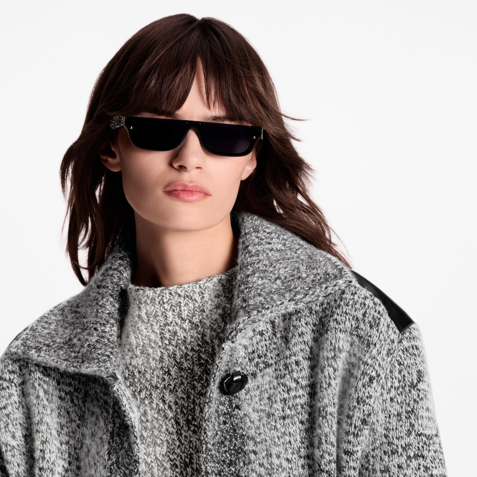 LV Script Rectangle Sunglasses S00 in Women