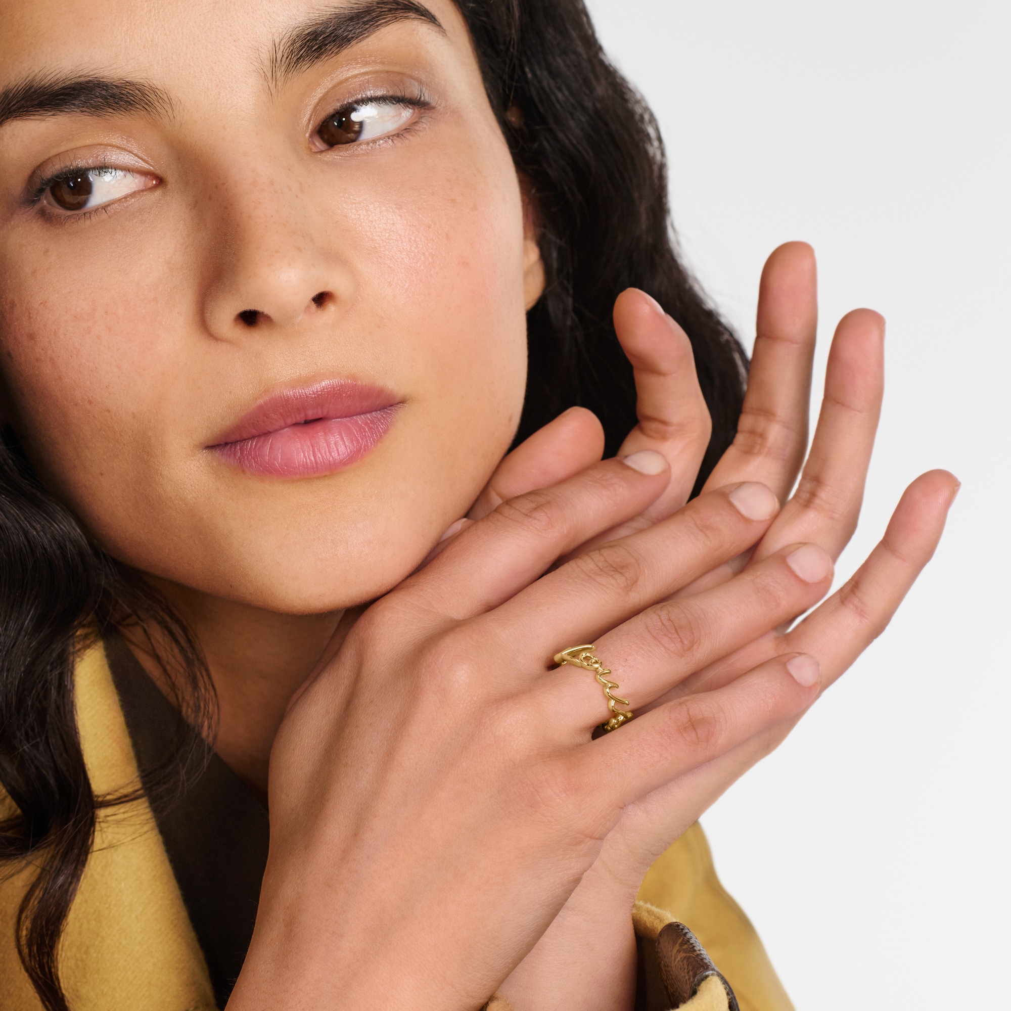 LV Script Ring S00 in Women