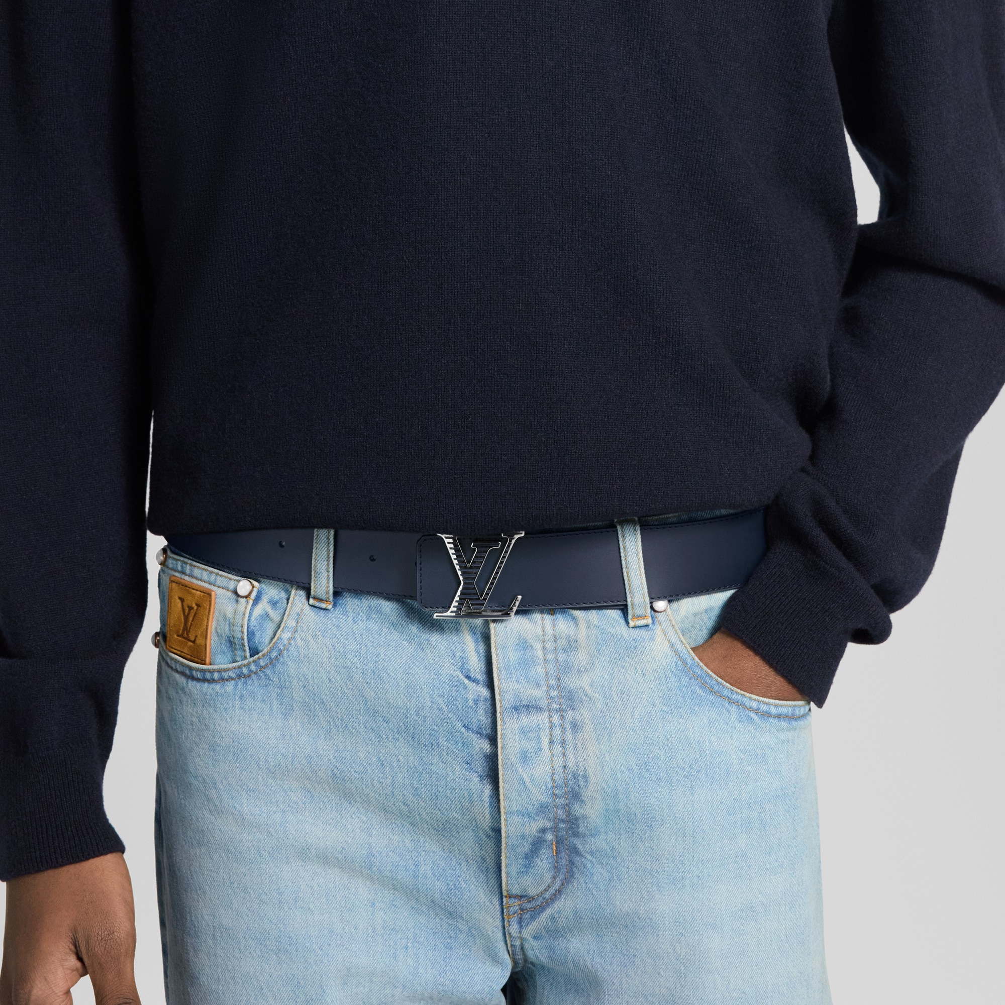 LV Shadow 40mm Reversible Belt  in Men