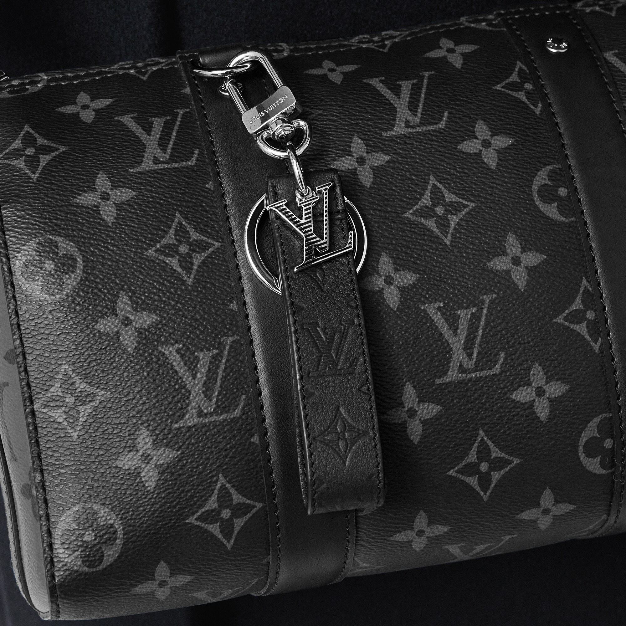 LV Shadow Dragonne Key Holder And Bag Charm S00 in Men