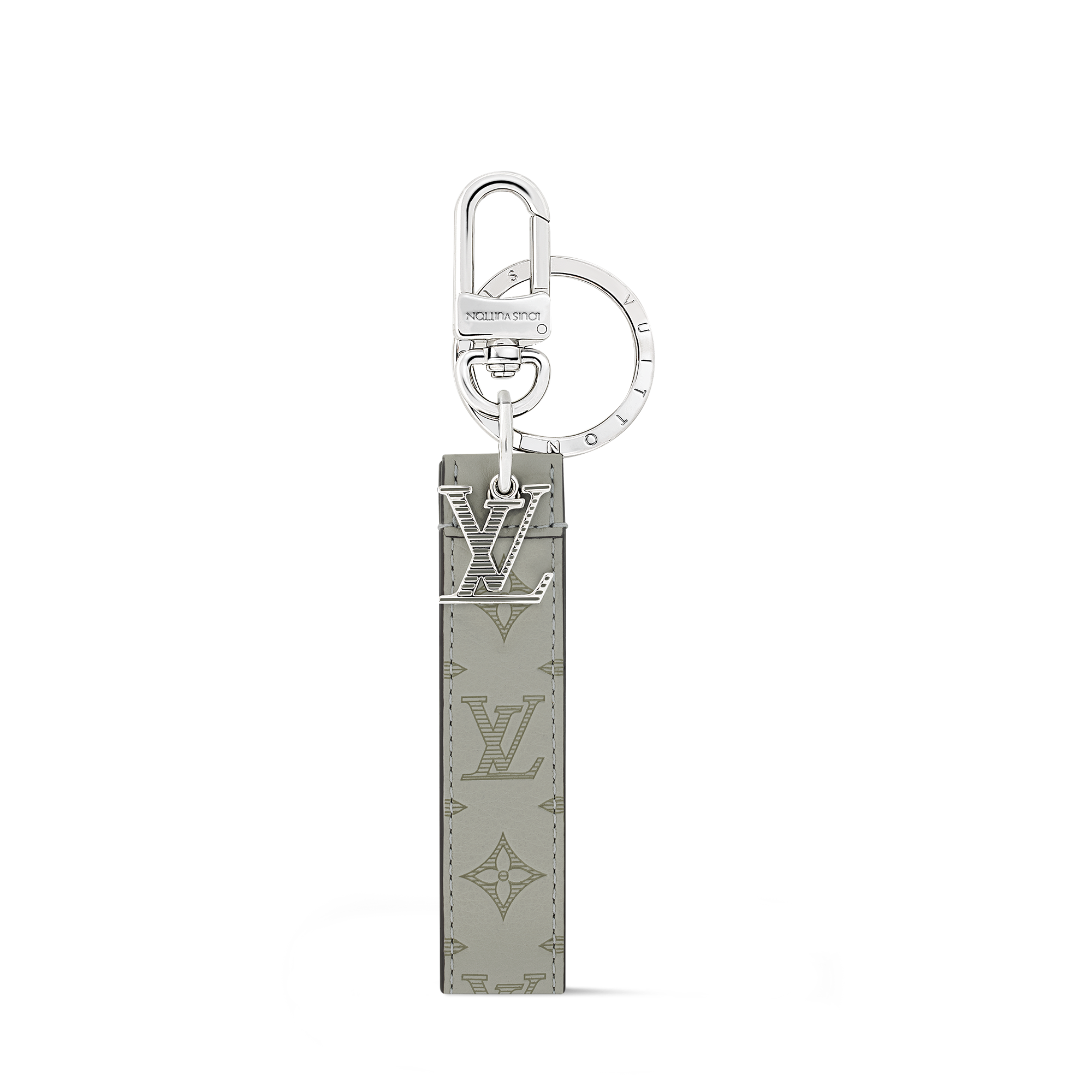 LV Shadow Dragonne Key Holder and Bag Charm S00 in Men