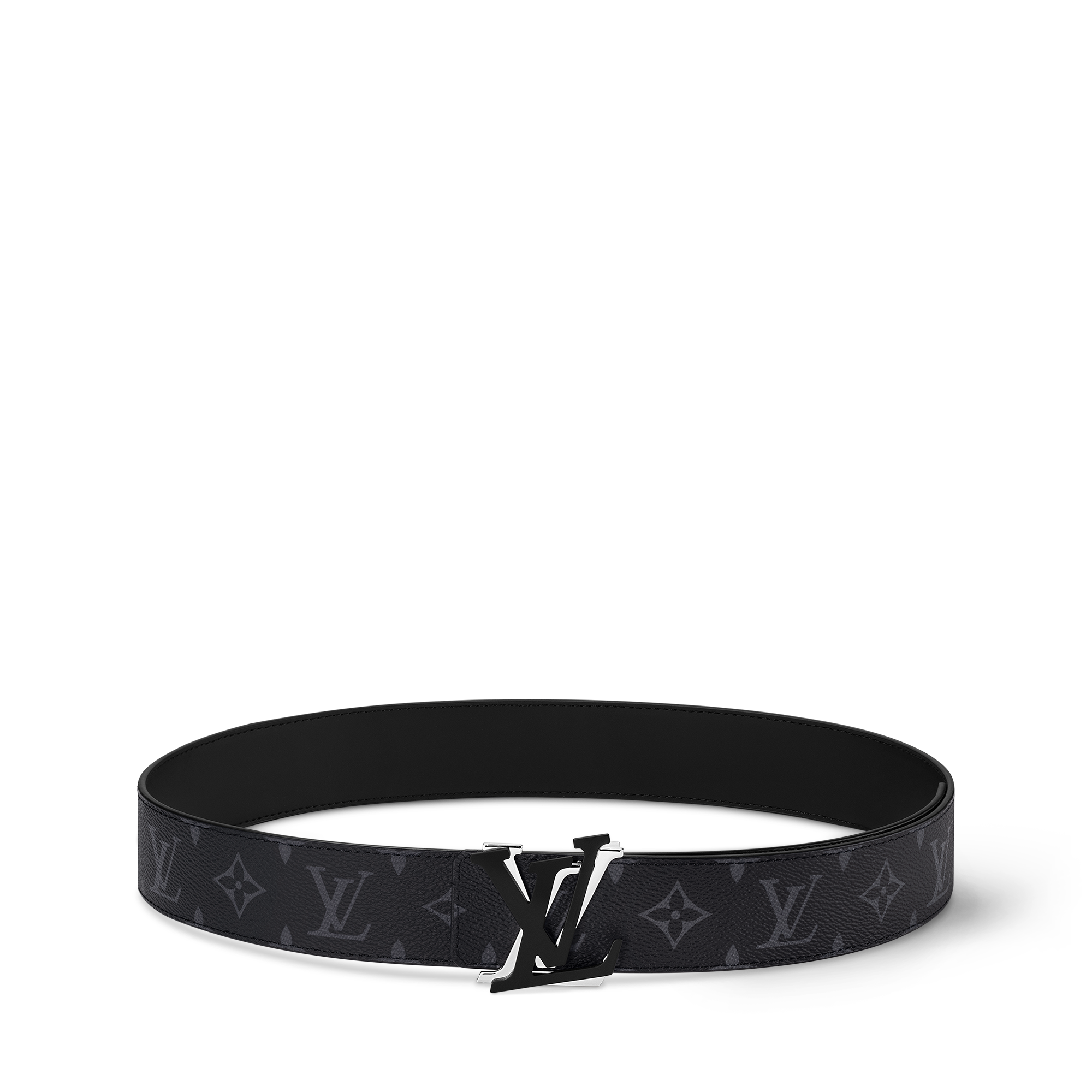 LV Shake 40mm Reversible Belt Monogram Eclipse Canvas in Men