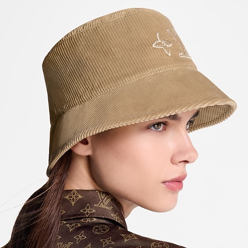 LV Signature Corduroy Hat S00 in Women's Accessories Hats and Gloves collections by Louis Vuitton (Product zoom)