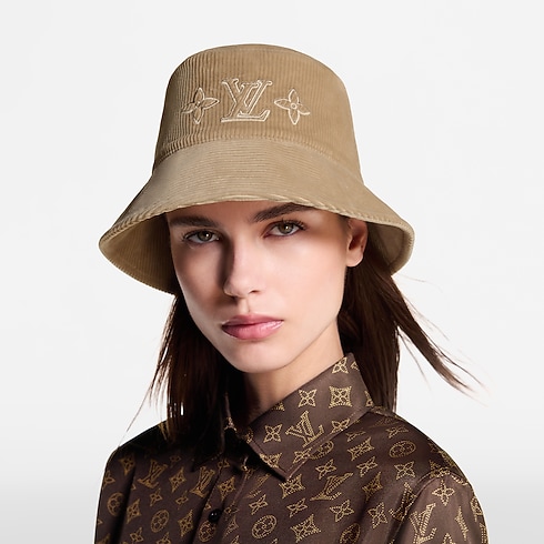 LV Signature Corduroy Hat S00 in Women's Accessories Hats and Gloves collections by Louis Vuitton (Product zoom)