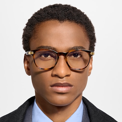 LV Signature Round Square Glasses S00 in Men's Accessories Eyewear collections by Louis Vuitton (Product zoom)