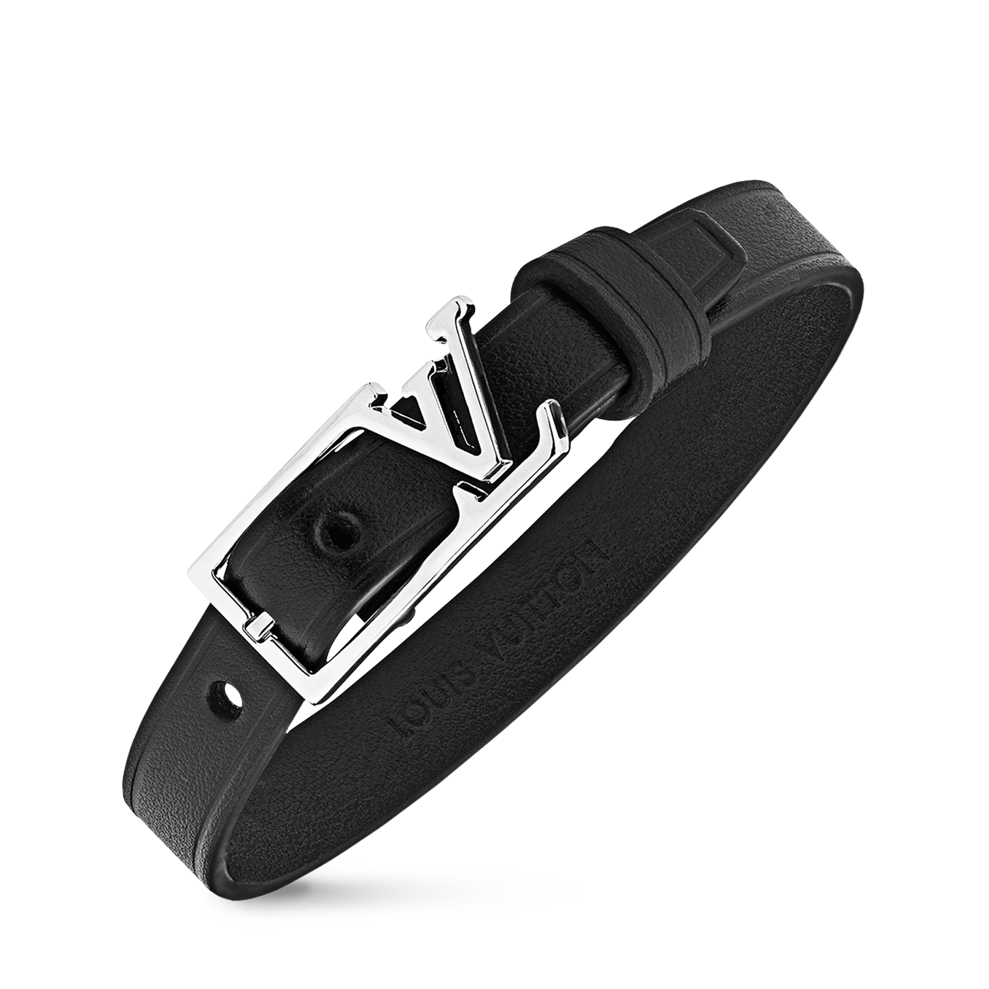 LV Skyline Leather Bracelet  in Men