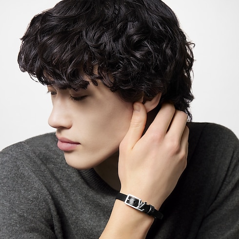 LV Skyline Leather Bracelet in Men's Fashion Jewelry Bracelets collections by Louis Vuitton (Product zoom)