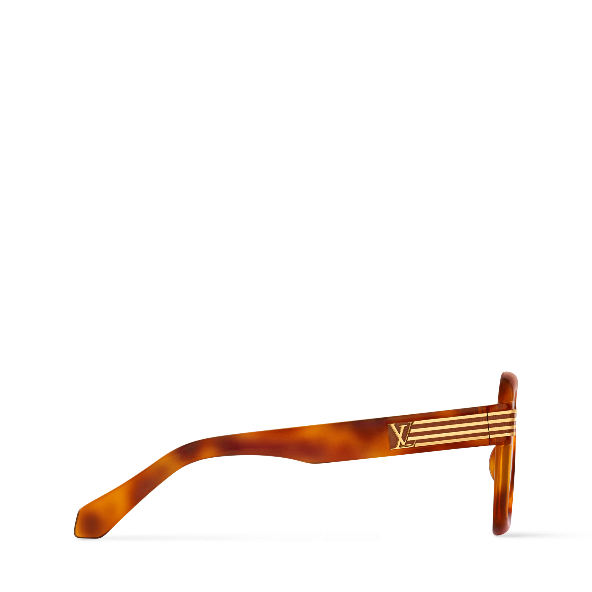 LV Slide Large Square Round Sunglasses S00 in Men