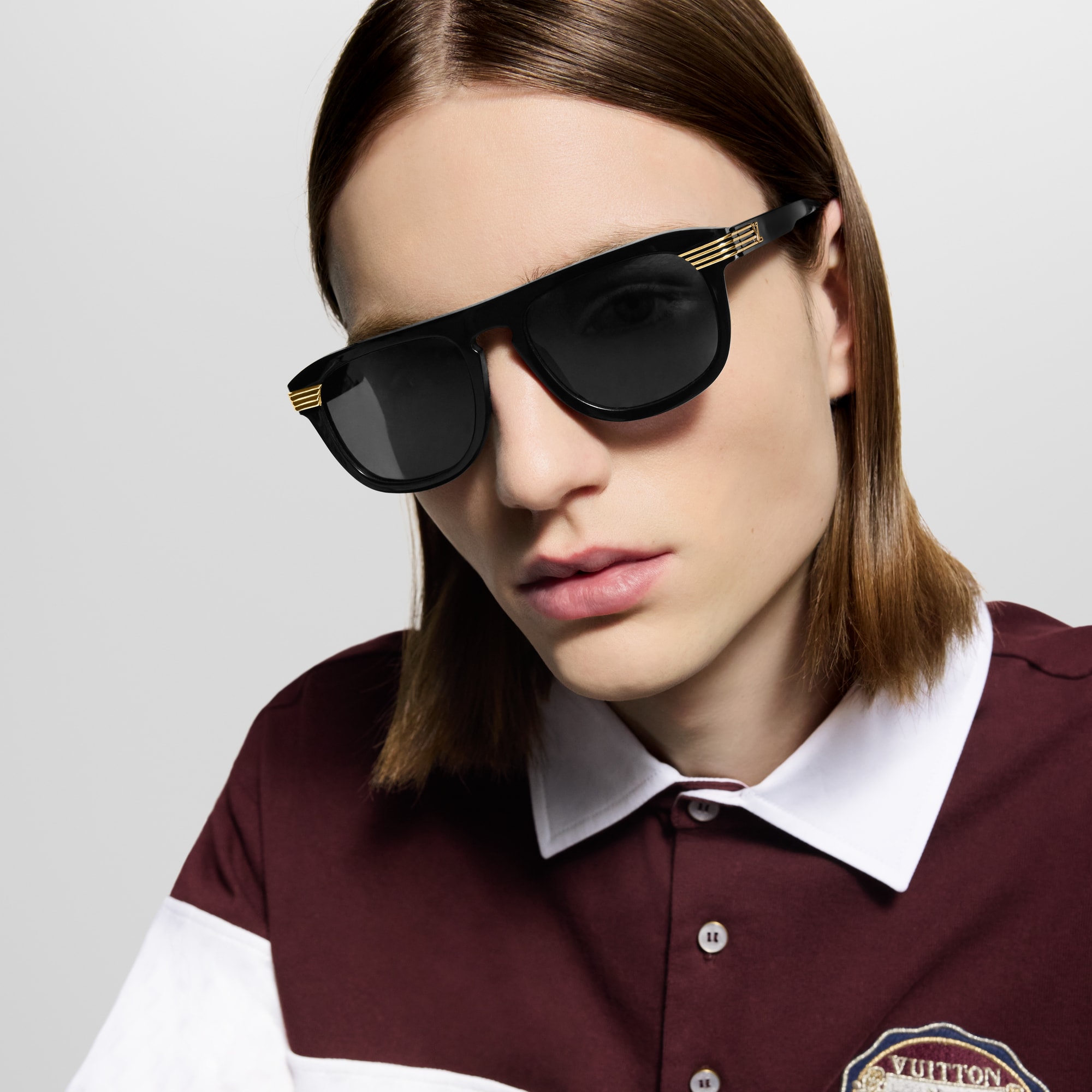 LV Slide Round Square Sunglasses S00 in Men