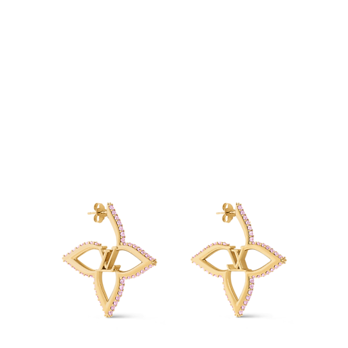 LV Slim Flower Earrings S00 in Women's Fashion Jewelry All Fashion Jewelry collections by Louis Vuitton (Product zoom)