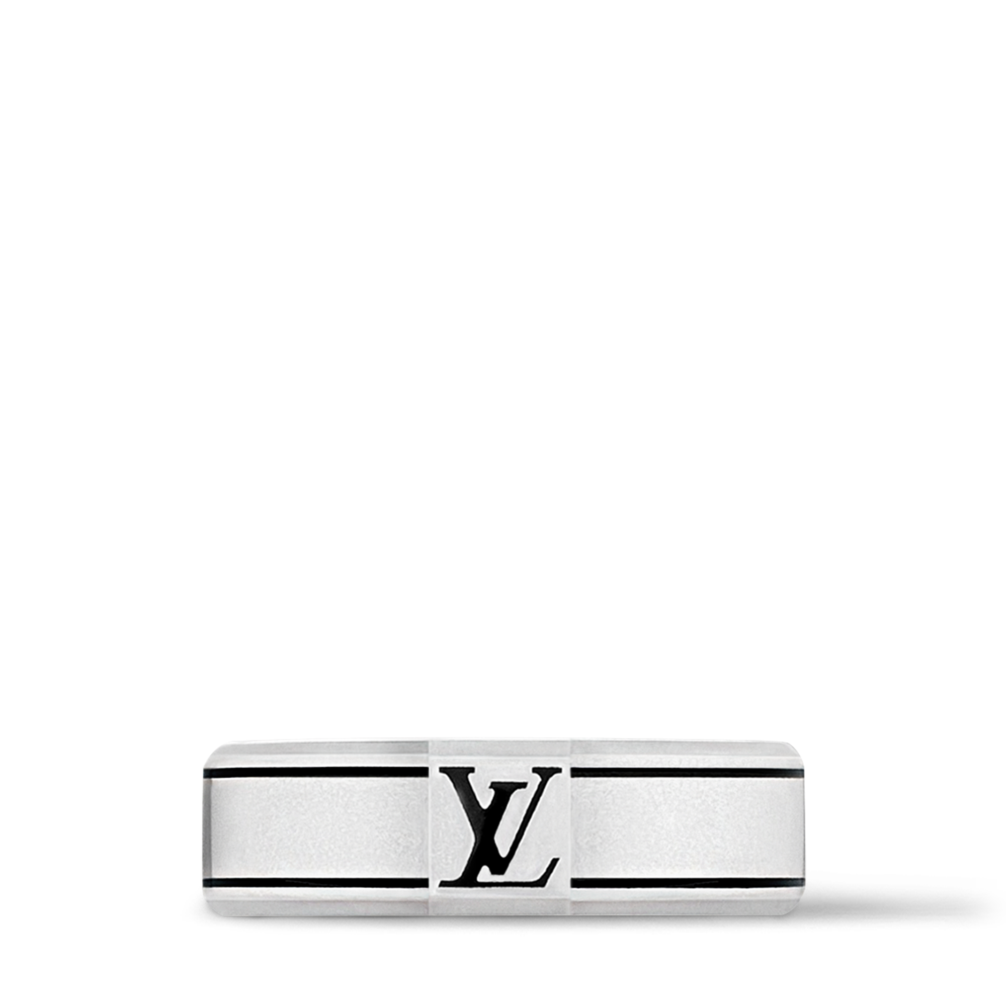 LV Spike Band Ring S00 in Men