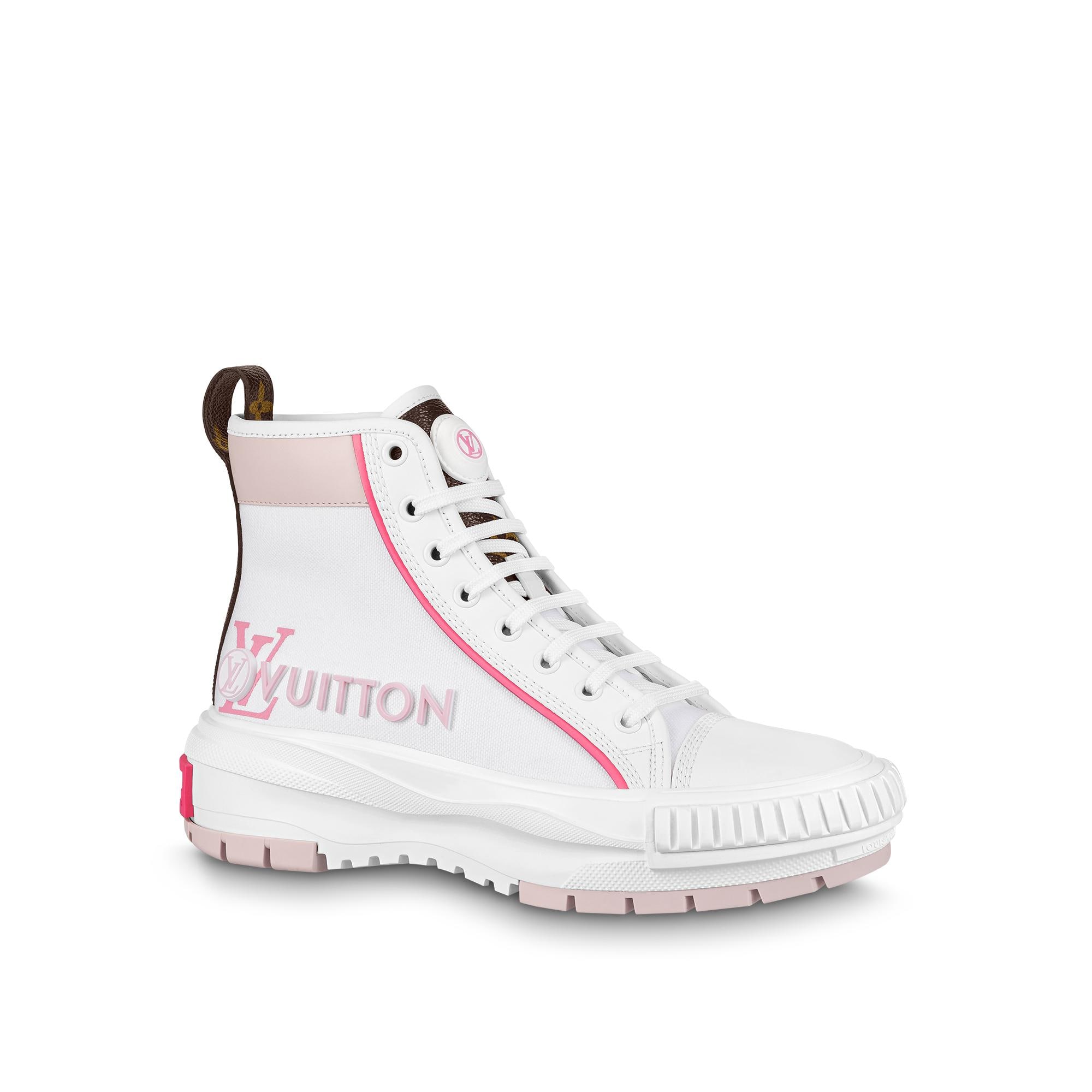 louis vuitton pink bottom sneakers