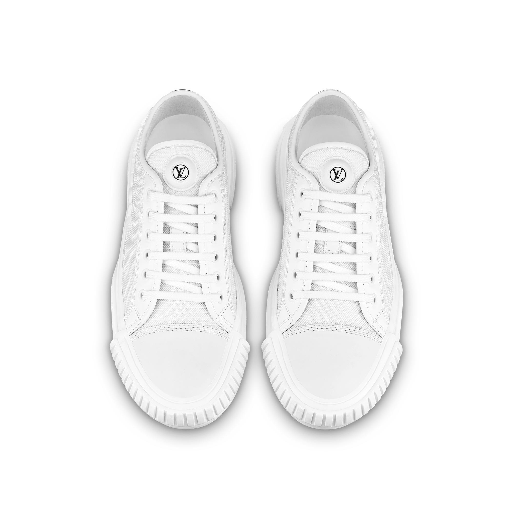 white louis vuitton sneakers with strap