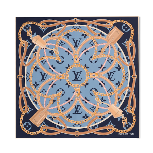 LV Strap Square 90 S00 in Women's Accessories Silk Squares and Bandeaus collections by Louis Vuitton (Product zoom)