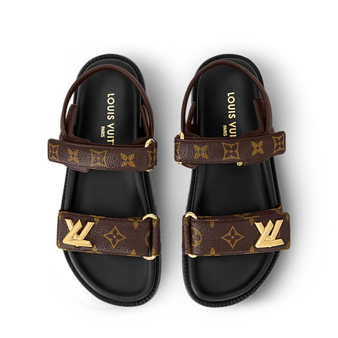 LV Sunset Flat Comfort Sandal in Women's Shoes Sandals collections by Louis Vuitton (Product zoom)