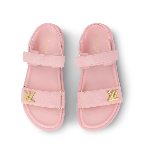 LV Sunset Flat Comfort Sandal in Women's Shoes All Shoes collections by Louis Vuitton (Product zoom)