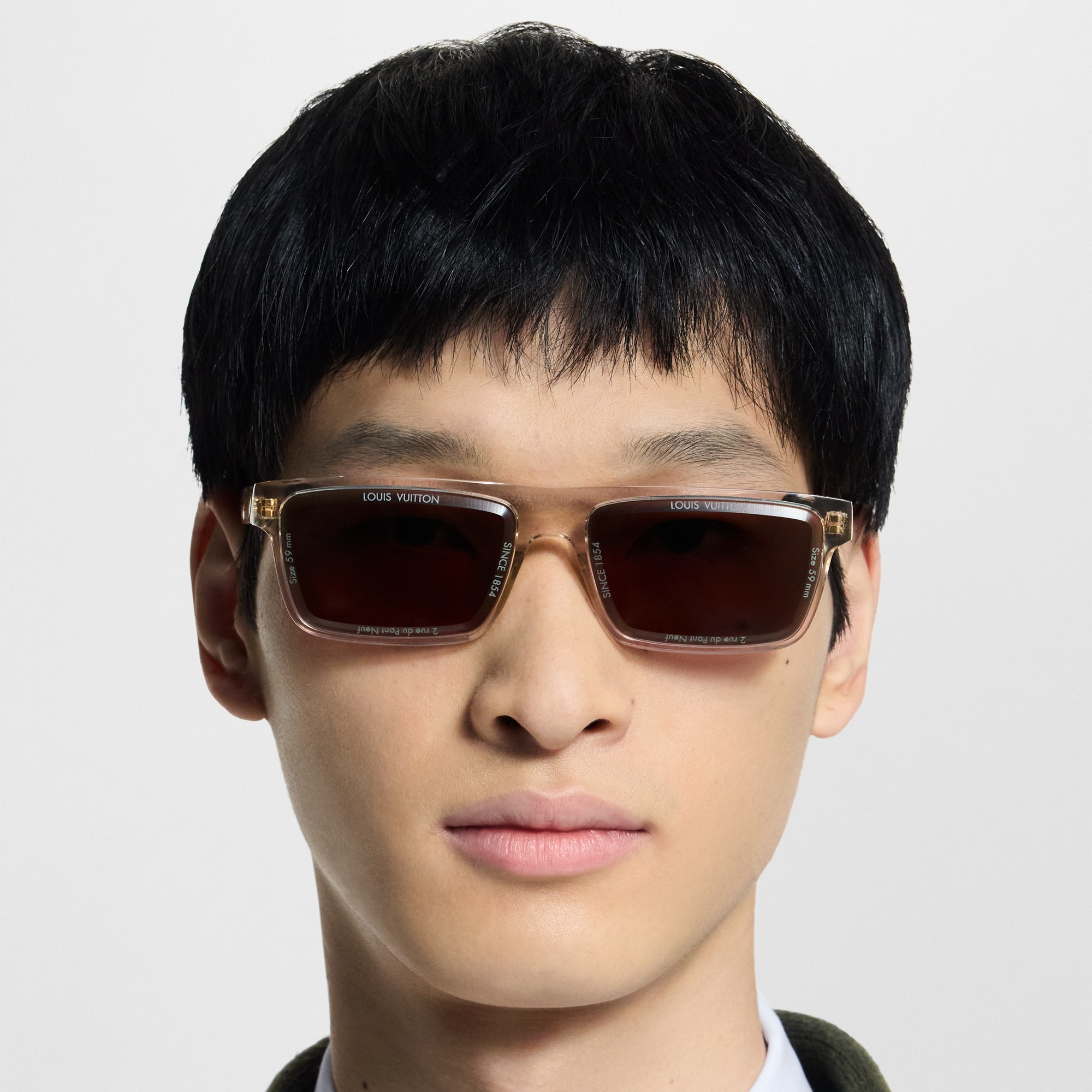 LV Super Vision Daily Low Square Sunglasses S00 in Men