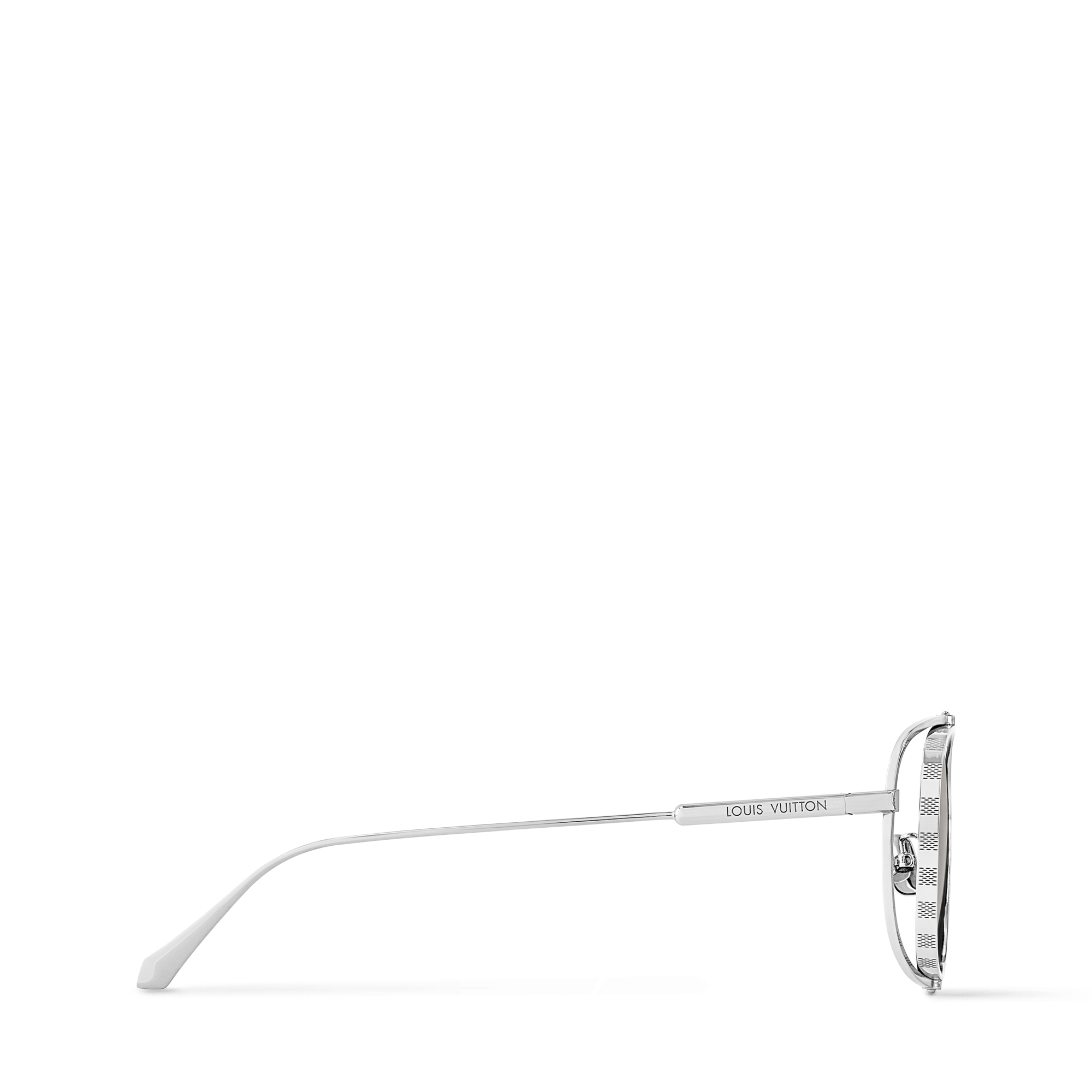 LV Super Vision Metal Pilot Square Sunglasses S00 in Men