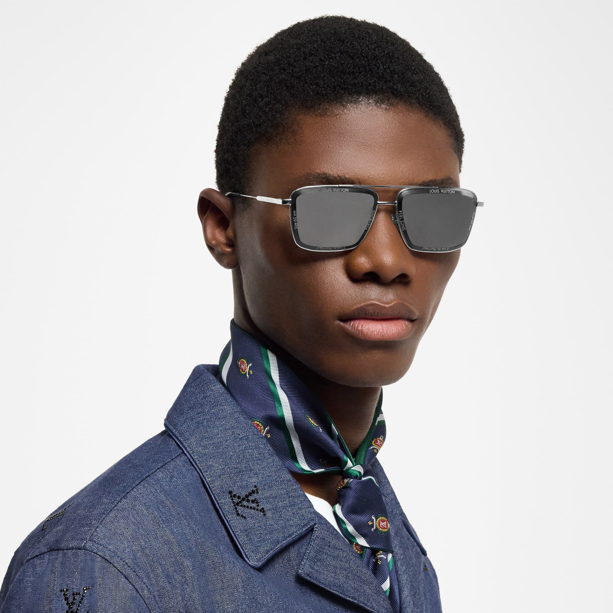 LV Super Vision Metal Square Sunglasses S00 in Men