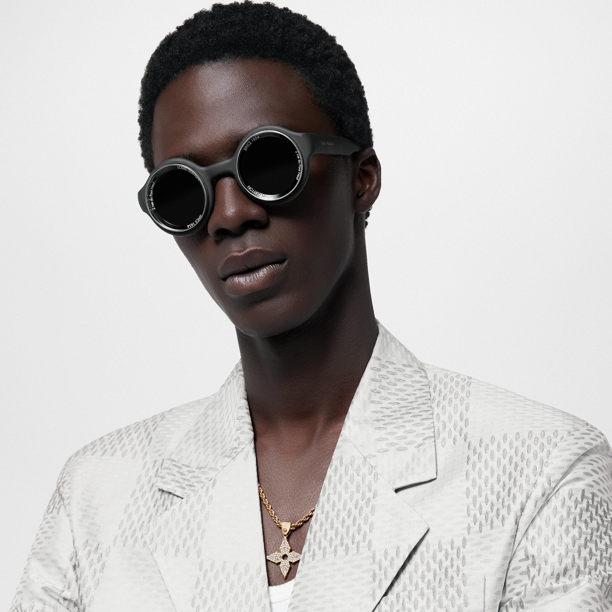 LV Super Vision Round Sunglasses S00 in Men