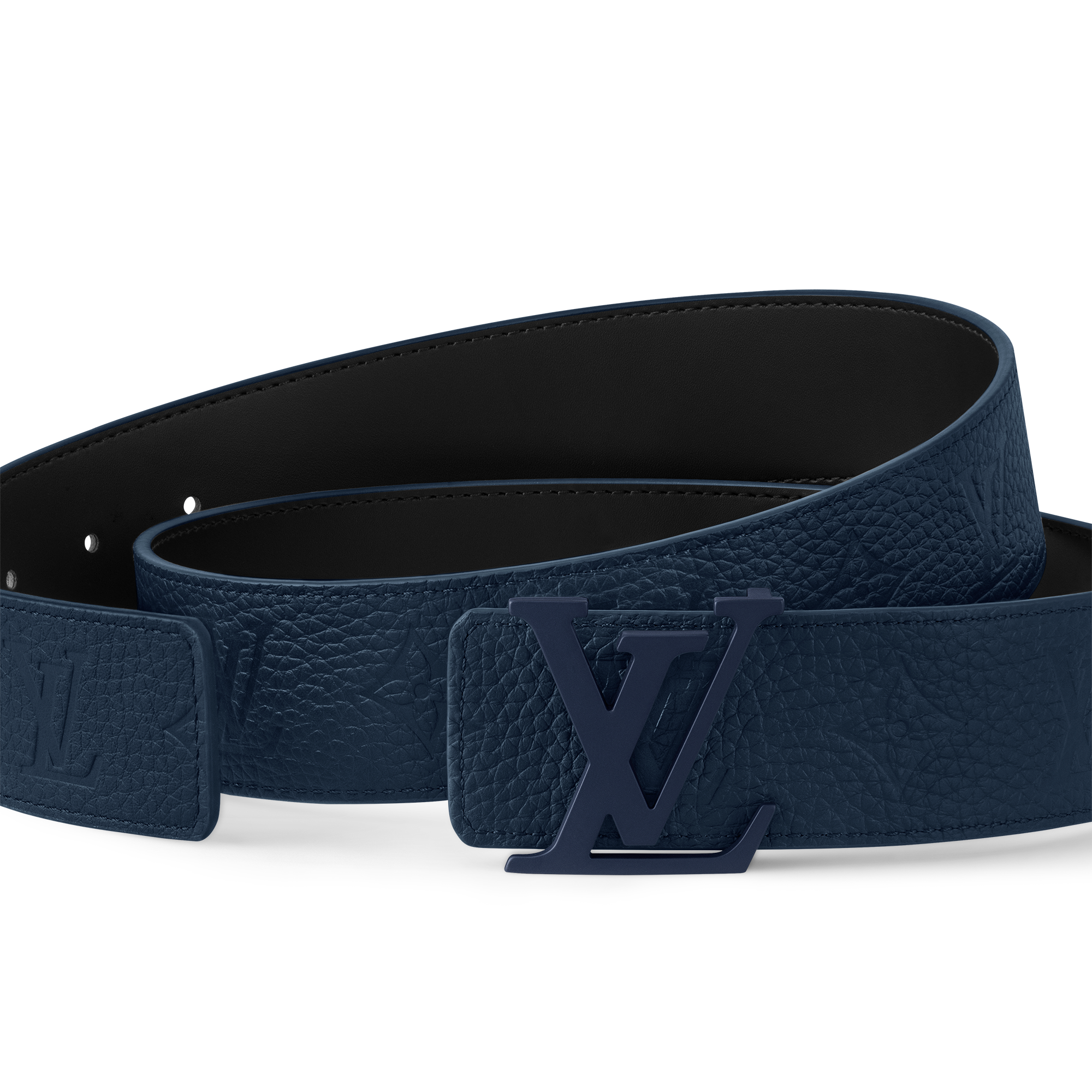 LV Taurillon 40mm Reversible Belt Taurillon Leather in Men